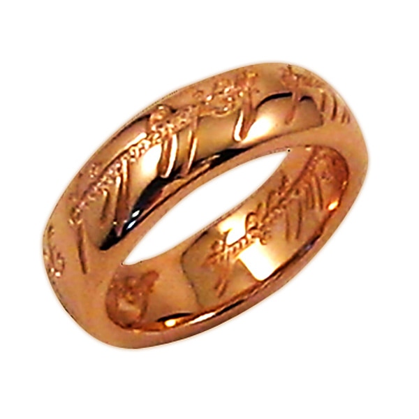 ロード・オブ・ザ・リング The One Ring シルバー925 ピンクゴールドコーティング 9号